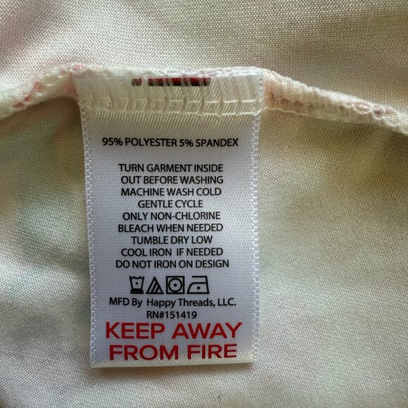 Disney Baby Minnie Mouse Dress Size 3M Pink Ruffle Sleeve - Picture 4 of 5